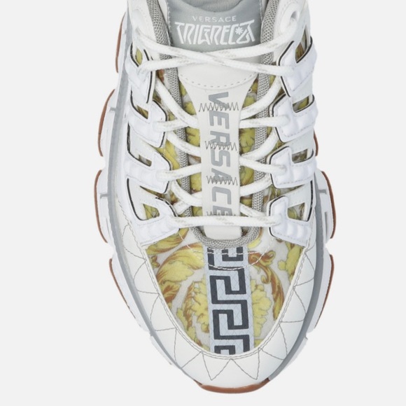 Versace designer women’s sneakers 38.5 orig 41150. From Saks - Picture 2 of 12